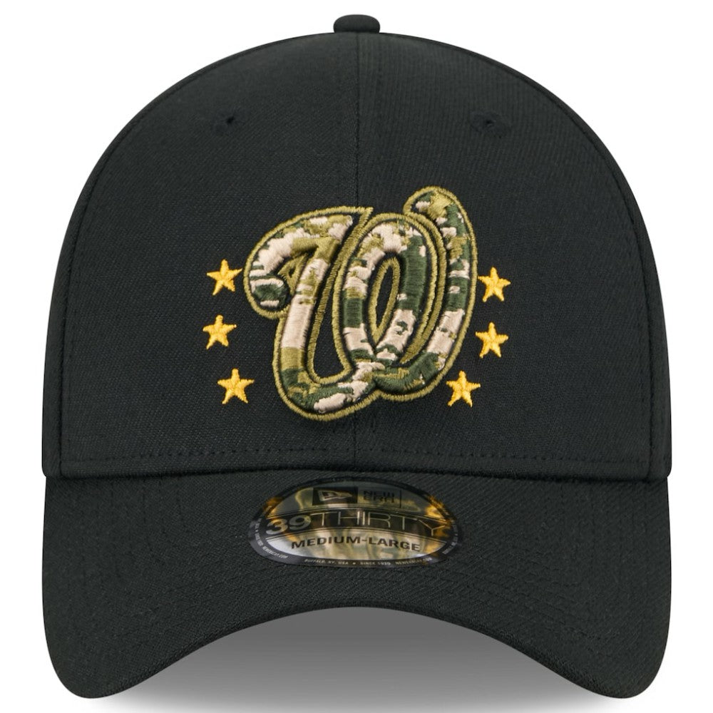 Washington Nationals 2024 Armed Forces Day 39THIRTY Flex Hat - Black | New Era