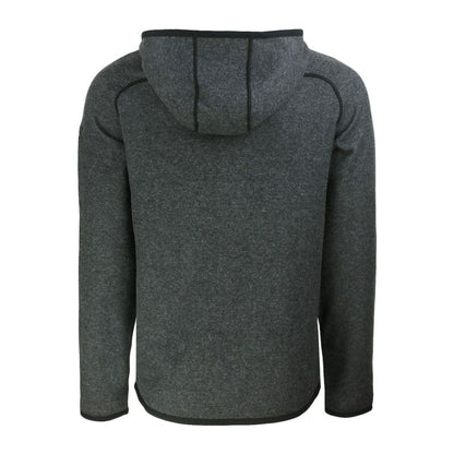 New York Yankees Cutter & Buck Mainsail Full-Zip Hooded Jacket - Heather Charcoal