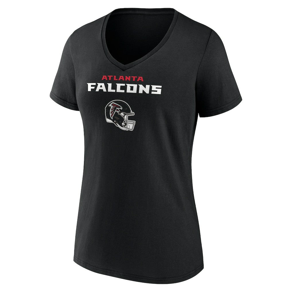 Bijan Robinson Atlanta Falcons Women's Team Wordmark Name & Number V-Neck T-Shirt - Black discount