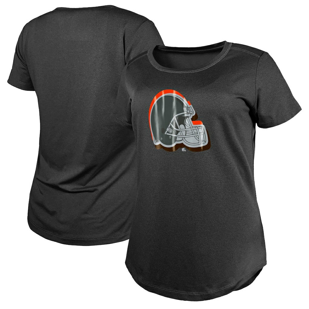 Cleveland Browns New Era Women's 2024 NFL Draft T-Shirt - Charcoal discount