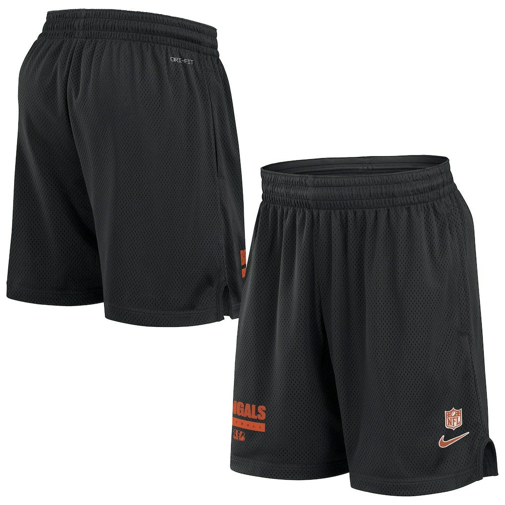 Cincinnati Bengals 2024 Sideline Performance Mesh Shorts - Black | Nike for sale