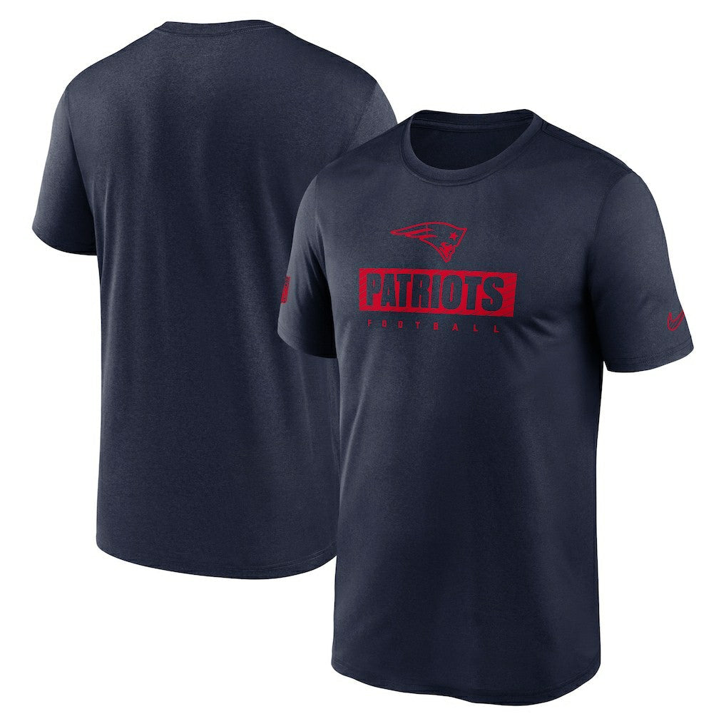 New England Patriots Sideline Legend Performance T-Shirt - Navy | Nike outlet