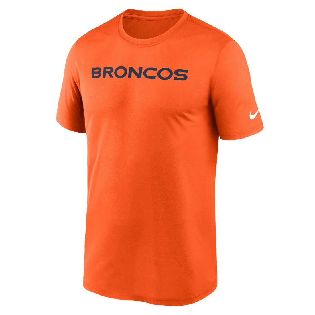Denver Broncos Primetime Legend Wordmark Performance T-Shirt - Orange | Nike outlet