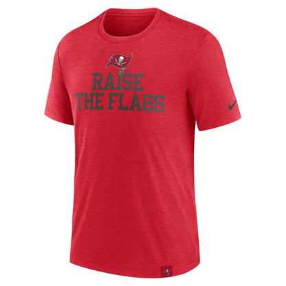 Tampa Bay Buccaneers Blitz Tri-Blend T-Shirt - Heather Red | Nike online