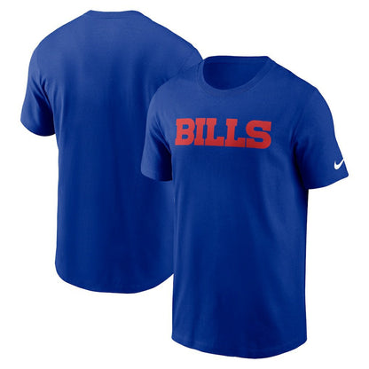 Buffalo Bills Primetime Wordmark Essential T-Shirt - Royal | Nike online