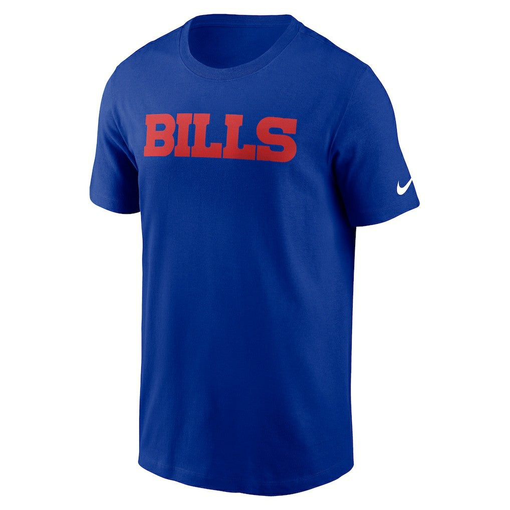 Buffalo Bills Primetime Wordmark Essential T-Shirt - Royal | Nike online