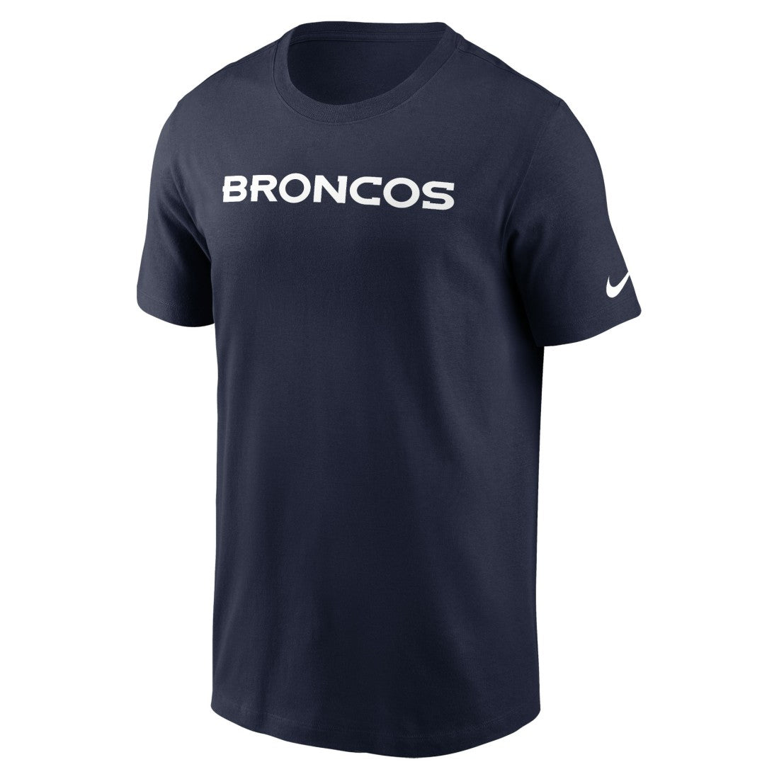 Denver Broncos Primetime Wordmark Essential T-Shirt - Navy | Nike online