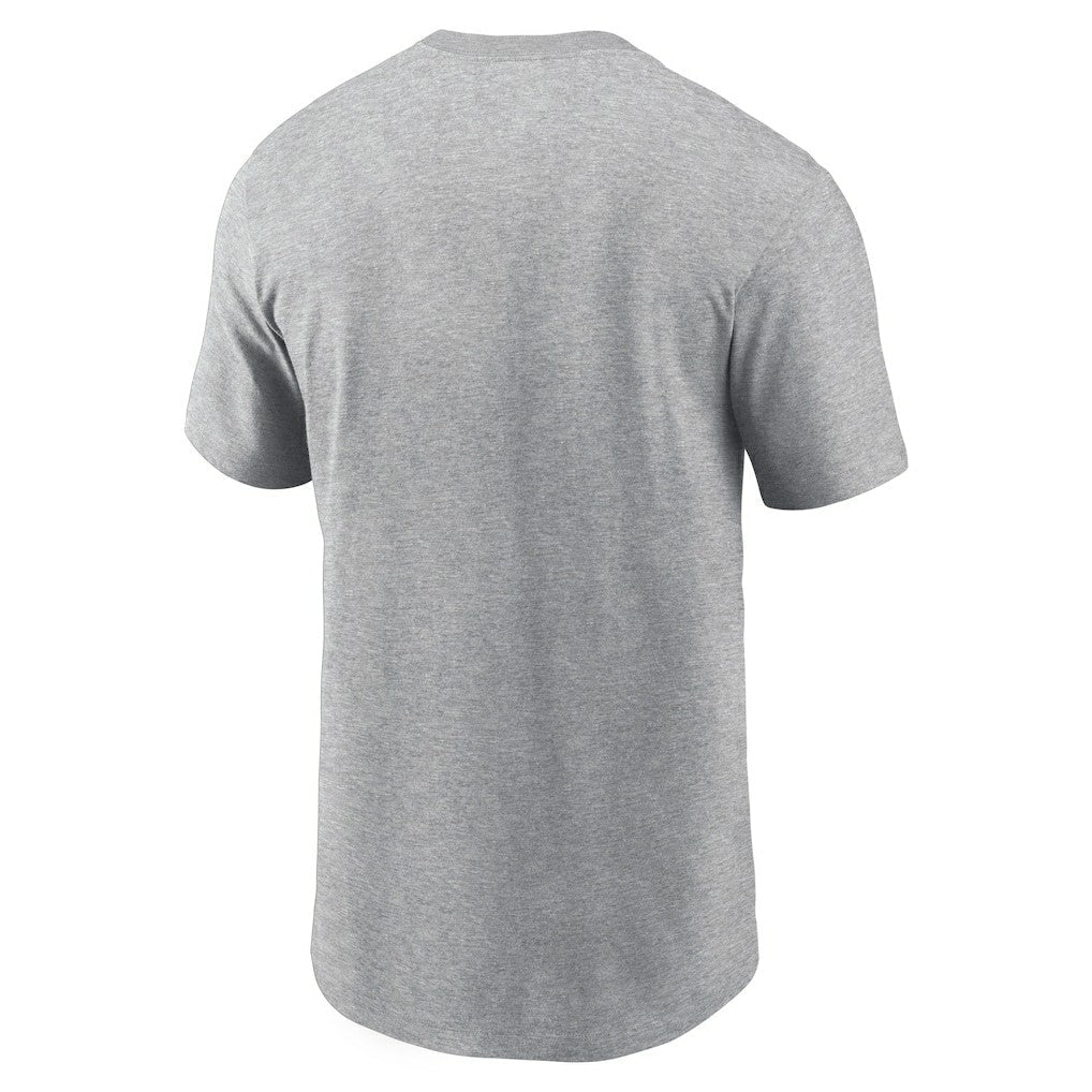 Las Vegas Raiders Primetime Wordmark Essential T-Shirt - Heather Gray | Nike sale