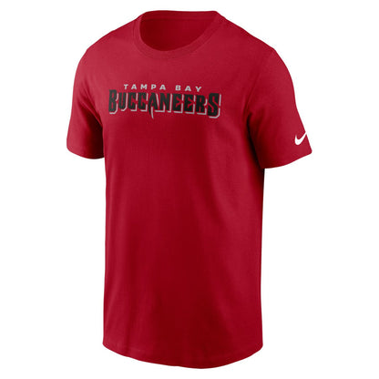Tampa Bay Buccaneers Primetime Wordmark Essential T-Shirt - Red | Nike online