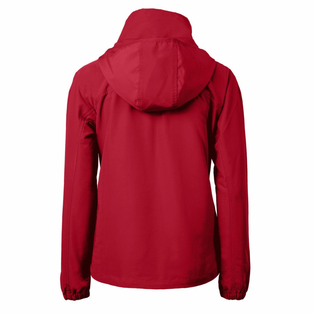 New York Mets Cutter & Buck Women's Charter Eco Recycled Full-Zip Jacket - Red
