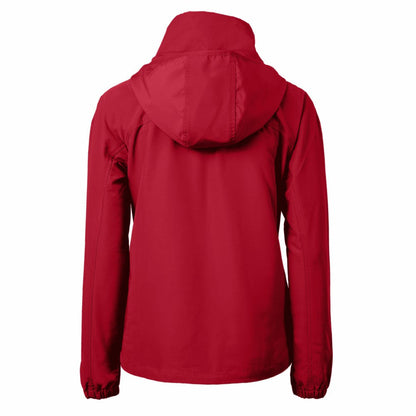 New York Mets Cutter & Buck Women's Charter Eco Recycled Full-Zip Jacket - Red