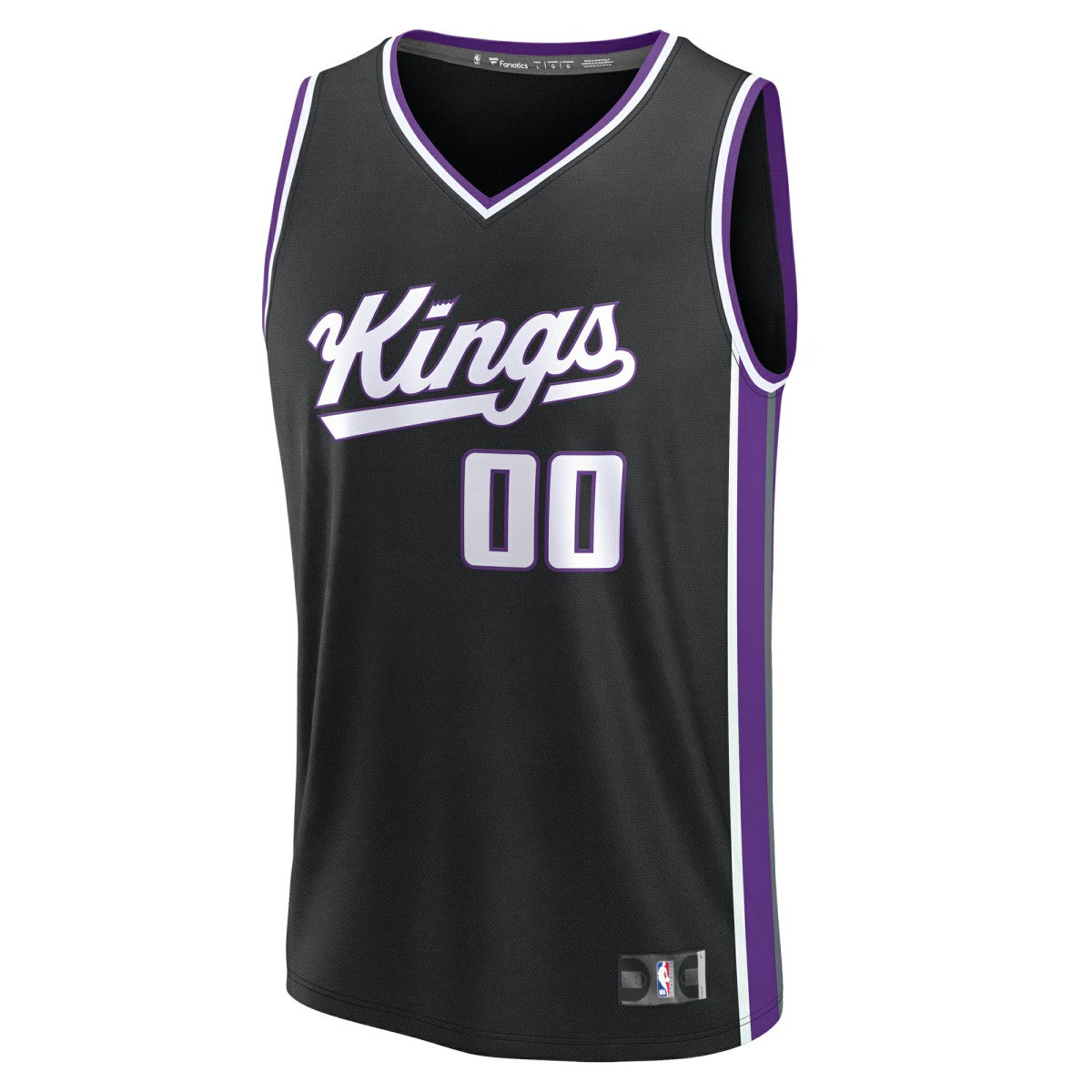 Sacramento Kings Youth Fast Break Custom Replica Jersey - Black - Icon Edition | Fanatics sale