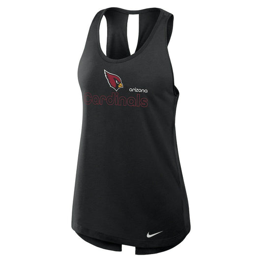 Arizona Cardinals Women's Open-Back Crisscross Dri-FIT Tank Top - Black | Nike outlet