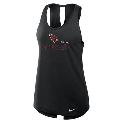 Arizona Cardinals Women's Open-Back Crisscross Dri-FIT Tank Top - Black | Nike outlet