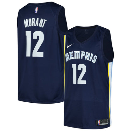 Ja Morant Memphis Grizzlies Swingman Player Jersey - Icon Edition - Navy | Nike outlet