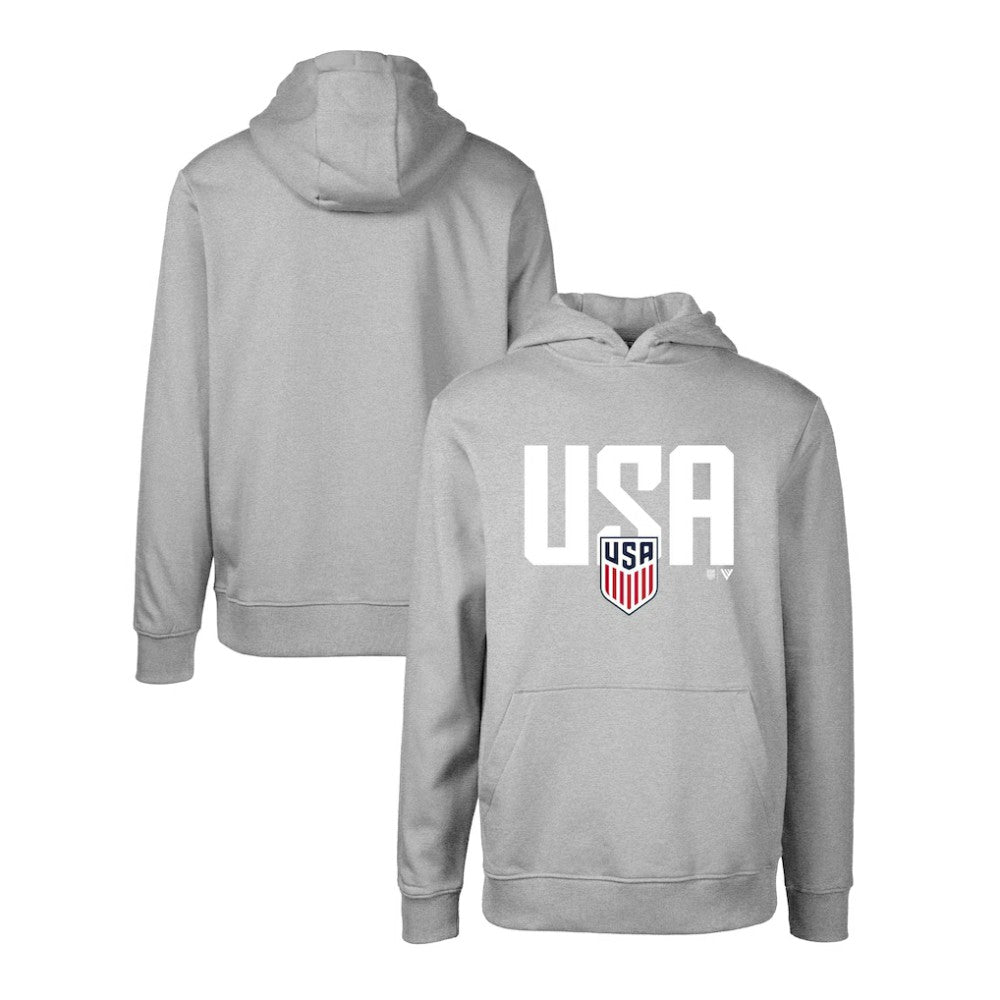 USMNT Levelwear Youth Podium Mascot Pullover Hoodie - Gray on sale
