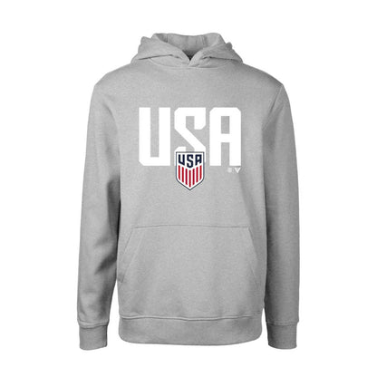 USMNT Levelwear Youth Podium Mascot Pullover Hoodie - Gray on sale