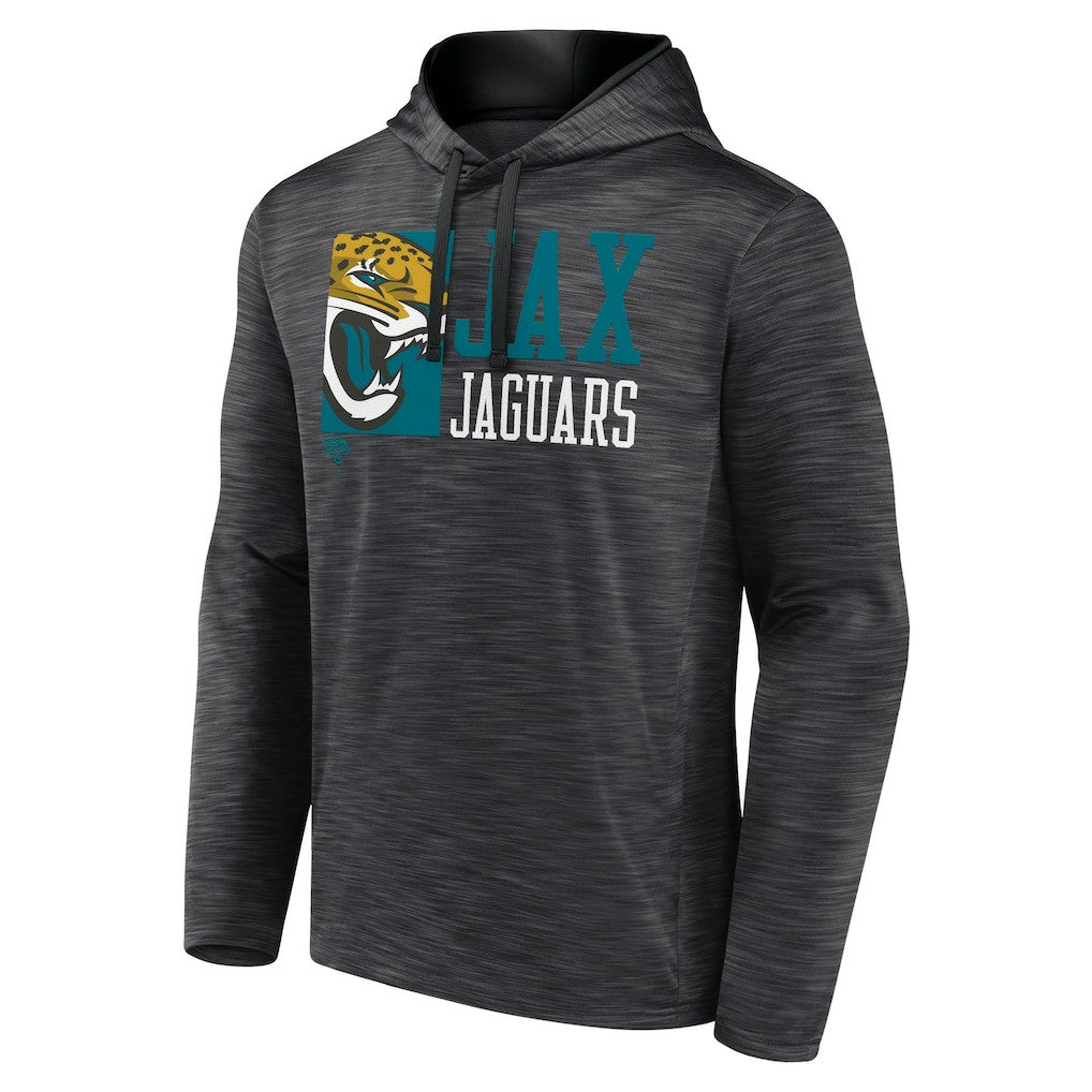 Jacksonville Jaguars Never Quit Hoodie - Heather Charcoal sale