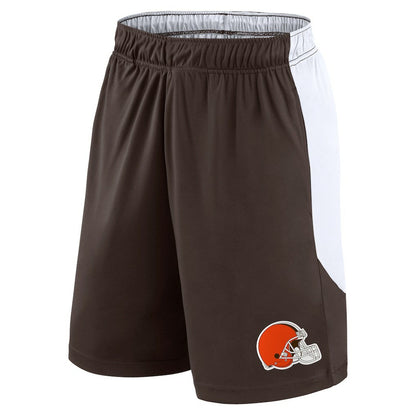 Cleveland Browns Go Hard Shorts - Brown/White sale