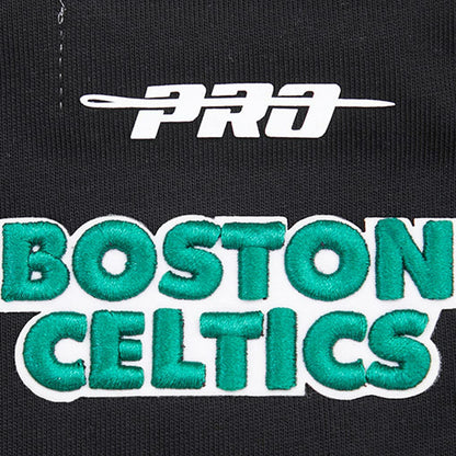 Boston Celtics Pro Standard Women's Script Boyfriend T-Shirt - Black discount