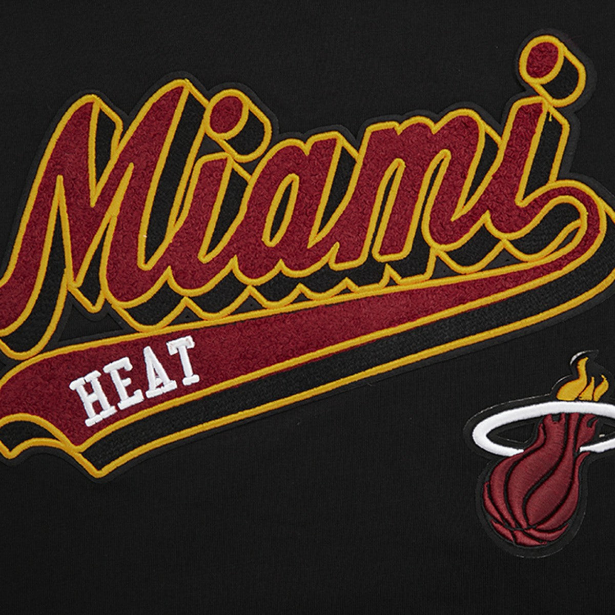 Miami Heat Pro Standard Women's Script Boyfriend T-Shirt - Black sale