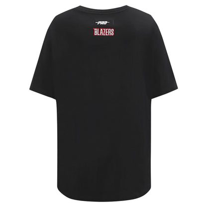 Sacramento Kings Pro Standard Women's Script Boyfriend T-Shirt - Black on sale