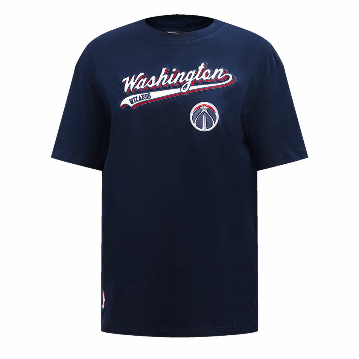 Washington Wizards Pro Standard Women's Script Boyfriend T-Shirt - Navy outlet