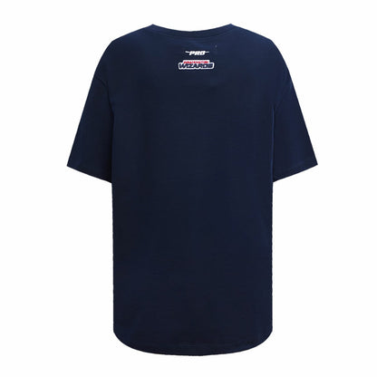 Washington Wizards Pro Standard Women's Script Boyfriend T-Shirt - Navy outlet