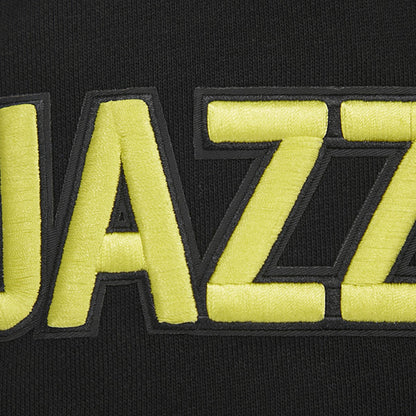 Utah Jazz Pro Standard Script Tail Pullover Hoodie - Black online