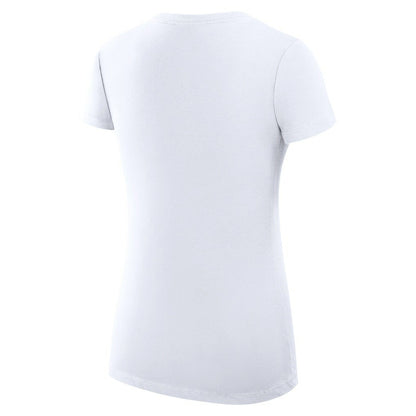Cleveland Cavaliers G-III 4Her by Carl Banks Women's Super-Slim Fit Lightweight Filigree Logo V-Neck T-Shirt sale - White online