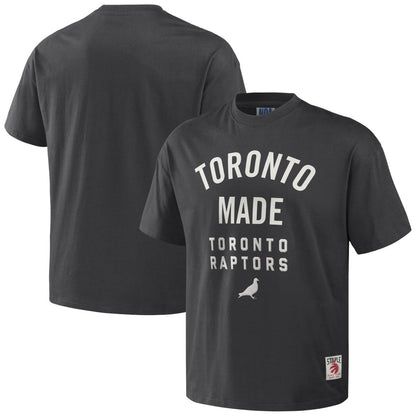 Toronto Raptors NBA x Staple Heavyweight Oversized T-Shirt - Anthracite sale