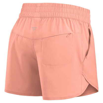 Pittsburgh Steelers Women's Front Office Woven Shorts - Coral cheap
