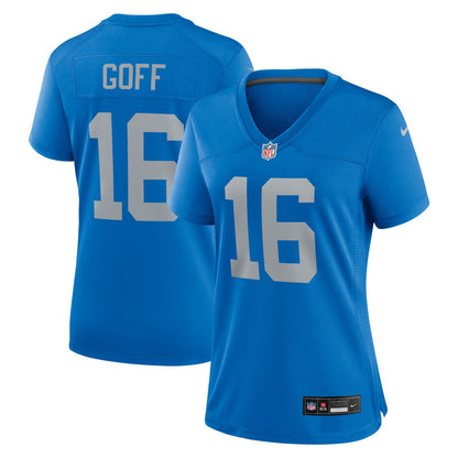 Jared Goff Detroit Lions Women's Alternate Game Jersey - Blue | Nike online
