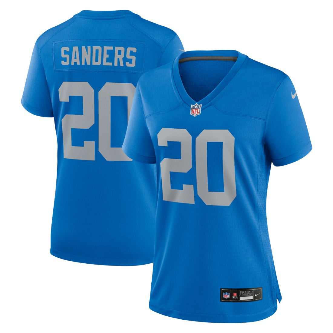 Barry Sanders Detroit Lions Women's Alternate Game Jersey - Blue | Nike on sale