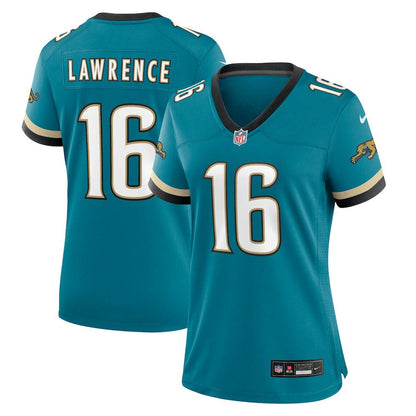 Trevor Lawrence Jacksonville Jaguars Women's Prowler Throwback Game Jersey - Teal | Nike sale