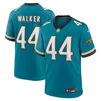 Travon Walker Jacksonville Jaguars Prowler Throwback Player Game Jersey - Teal | Nike sale
