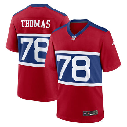 Andrew Thomas New York Giants Alternate Player Game Jersey - Century Red | Nike on sale