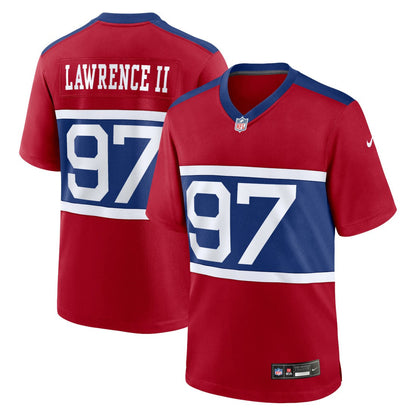 Dexter Lawrence II New York Giants Alternate Player Game Jersey - Century Red | Nike outlet
