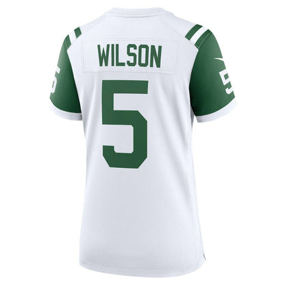 Garrett Wilson New York Jets Women's Classic Alternate Game Jersey - White | Nike online
