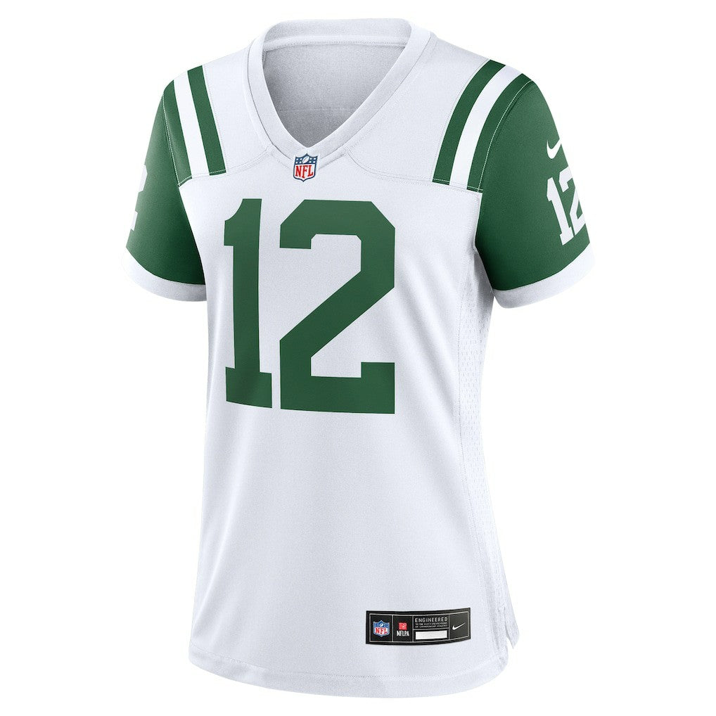 Joe Namath New York Jets Women's Classic Alternate Retired Player Game Jersey - White | Nike for sale