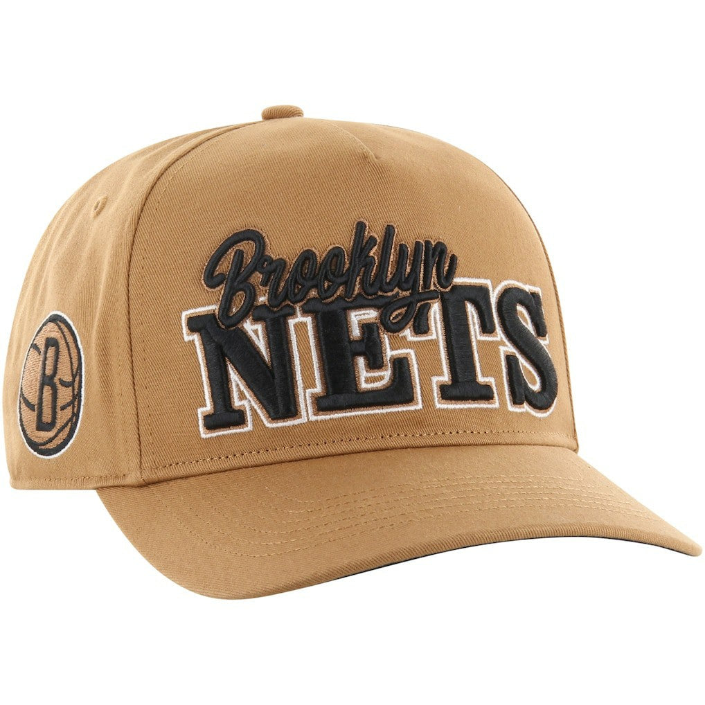 Brooklyn Nets '47 Barnes Hitch Adjustable Hat - Tan | 47 brand sale