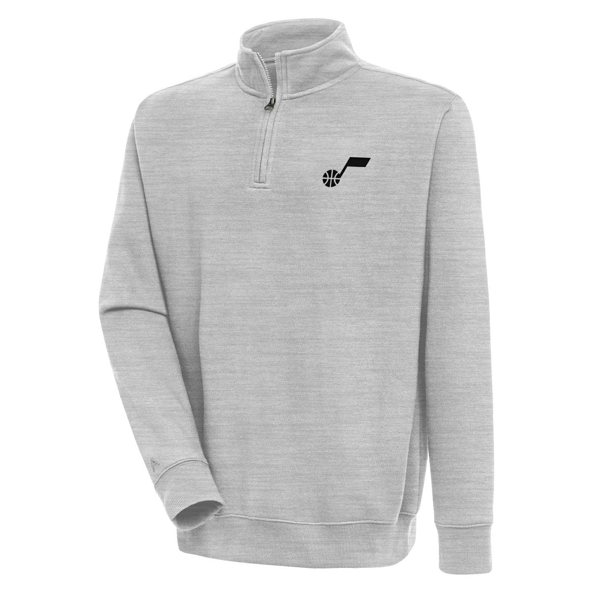 Utah Jazz Antigua Victory Quarter-Zip Pullover Top - Heather Gray outlet