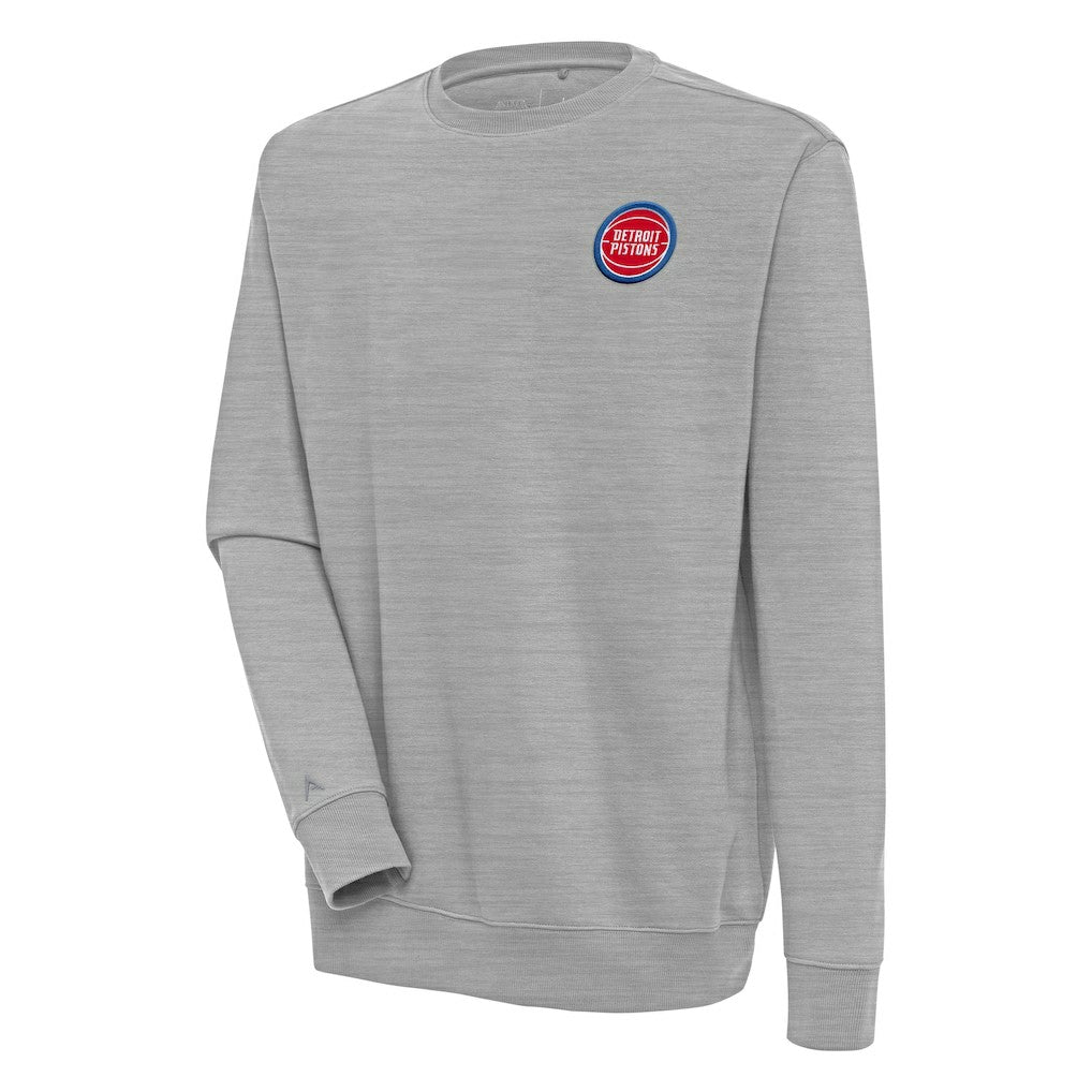 Detroit Pistons Antigua Victory Pullover Sweatshirt sale - Heather Gray online