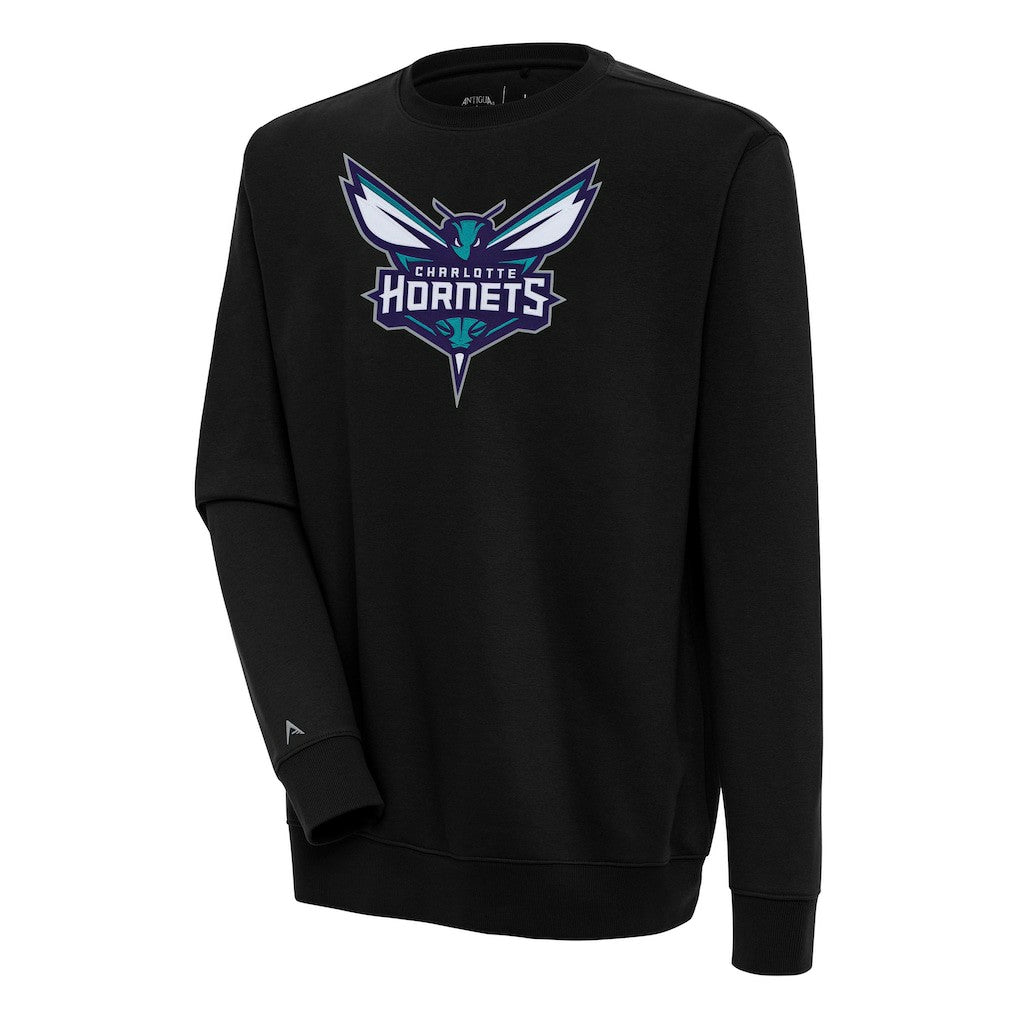Charlotte Hornets Antigua Victory Pullover Sweatshirt - Black discount