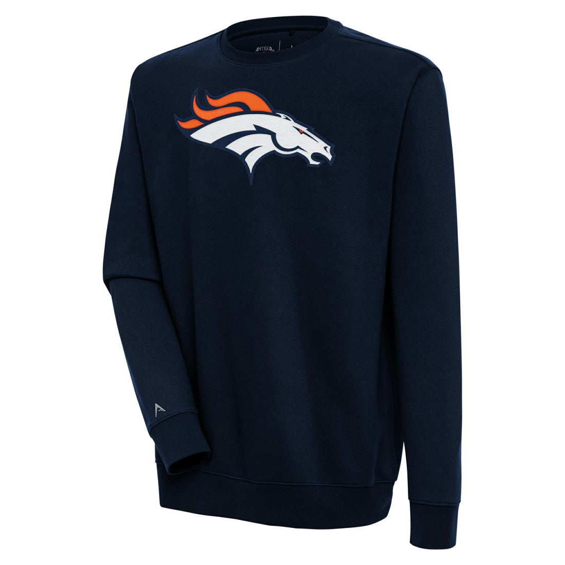 Denver Broncos Antigua Victory Pullover Sweatshirt - Navy discount