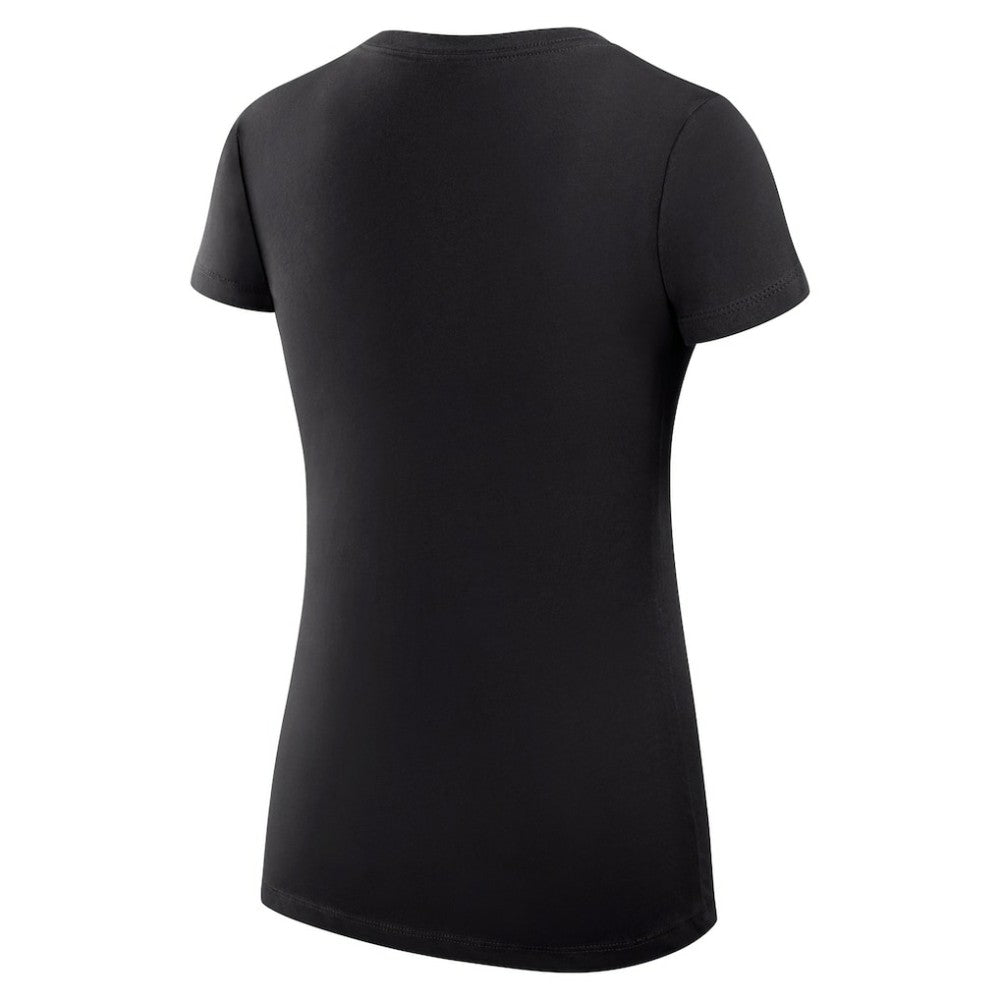 Pittsburgh Pirates G-III 4Her by Carl Banks Women's Super-Slim Fit Lightweight Dot Print V-Neck T-Shirt - Black