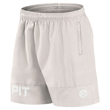 Pittsburgh Steelers Elements Shorts - Cream discount