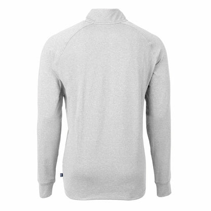 Green Bay Packers Cutter & Buck Big & Tall Adapt Eco Knit Quarter-Zip Pullover Top - Heather Gray cheap