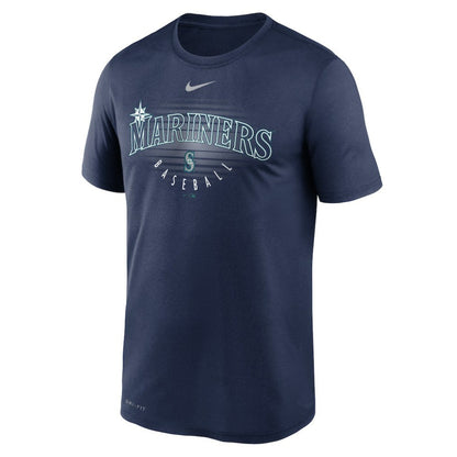 Seattle Mariners Wordmark Outline Legend T-Shirt - Navy | Nike