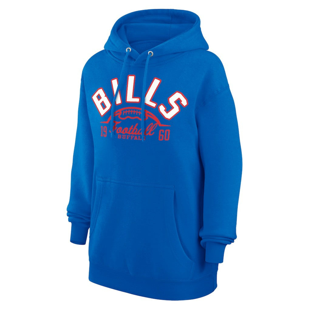 Buffalo Bills Starter Unisex Half Ball Team Fleece Pullover Hoodie - Royal on sale